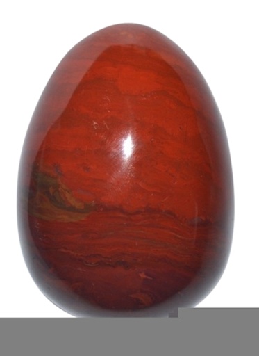 [3660341404683] Oeuf Jaspe Rouge - Pièce de 30 x 45 mm
