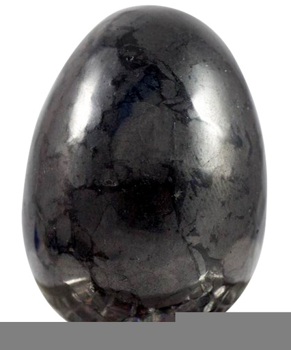 [3660341404737] Oeuf Shungite - Pièce de 30 x 45 mm