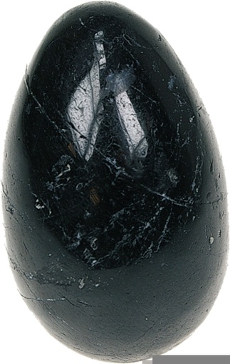 [3660341404744] Oeuf Tourmaline noire - Pièce de 30 x 45 mm