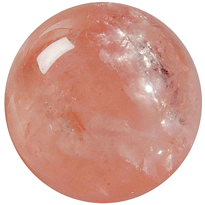 [3660341404935] Sphère Quartz Rose - Pièce de 40 mm