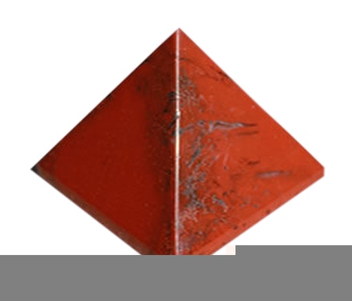 [3660341405086] Pyramide Jaspe Rouge - Pièce 30 mm