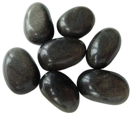 [3660341405734] Pierres Roulées - Obsidienne Dorée - Sachet 500 grs