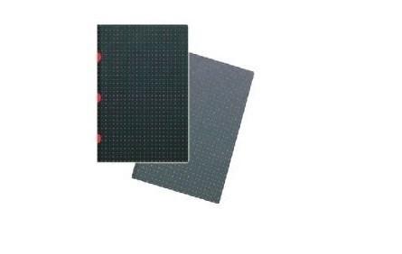 [9781439792469] Paper-Oh - Noir sur Rouge / Gris sur Orange - A5 - Ligné