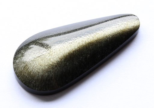 [3660341410905] Cabochon Obsidienne dorée