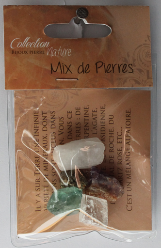 [3660341548790] Sachet pierres brutes - Mix de pierres