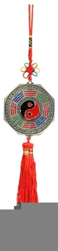 [3660341567944] Pendentif Miroir Protection Yin - Yang - PM