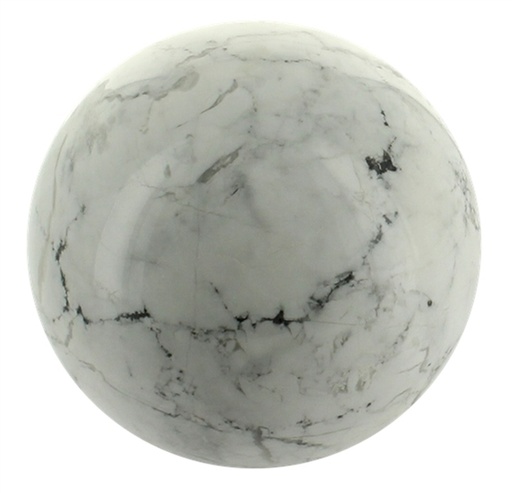 [3660341572429] Sphère Howlite - Pièce de 7 à 8 cm
