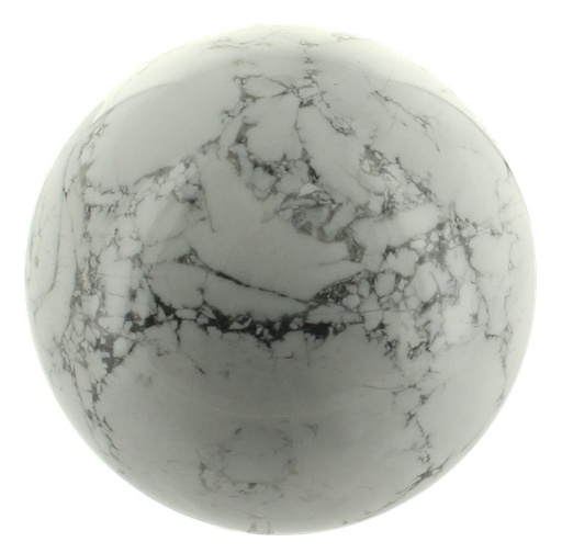 [3660341572443] Sphère Howlite - Pièce de 8 à 9 cm