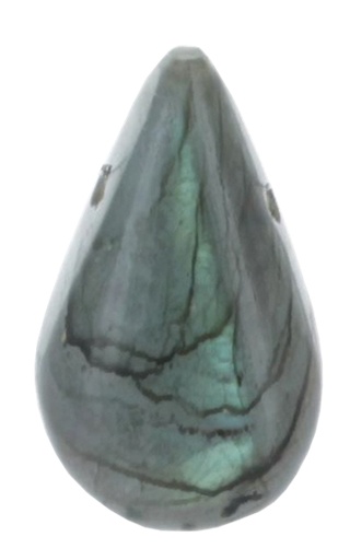 [3660341572634] Pendentif Goutte Pierre Percée - Labradorite