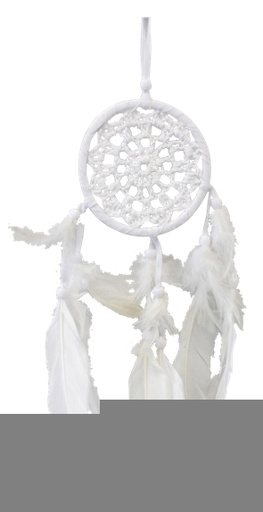 [3660341592717] Attrape-rêves crochet blanc Candide - PM