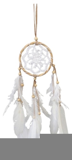 [3660341592731] Attrape-rêves crochet blanc Elsa - PM