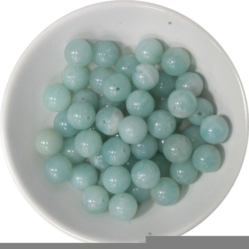 [3660341593158] Perles Amazonite 8 mm - Sachet de 50 perles