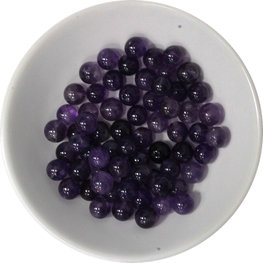 [3660341593172] Perles Améthyste 6 mm - Sachet de 66 perles