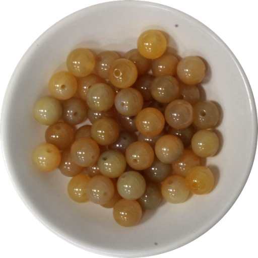 [3660341593301] Perles Cornaline naturelle 8 mm - Sachet de 50 perles