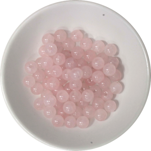 [3660341593622] Perles Quartz Rose 6 mm - Sachet de 66 perles