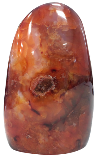 [3660341599228] Forme Libre Cornaline Polie - Pièce de 200 à 500 Gr