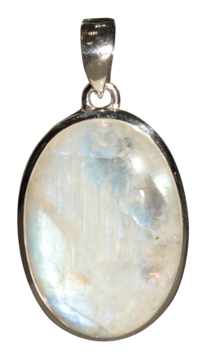 [3660341604045] Pendentif Pierre de Lune Forme ovale Pierre sertie
