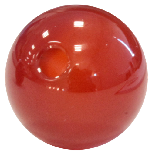 [3660341609248] Perle Ronde Percée Cornaline - 2 cm