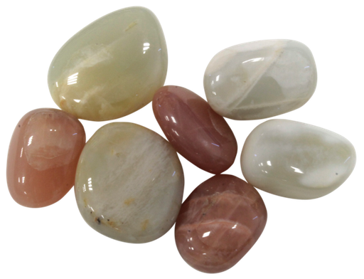 [3660341615447] Pierres Roulées - Pierre de Lune couleurs mixées - Sachet 500 grs