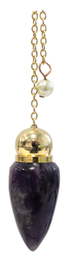 [3660341616253] Pendule Pointe Polie en Améthyste