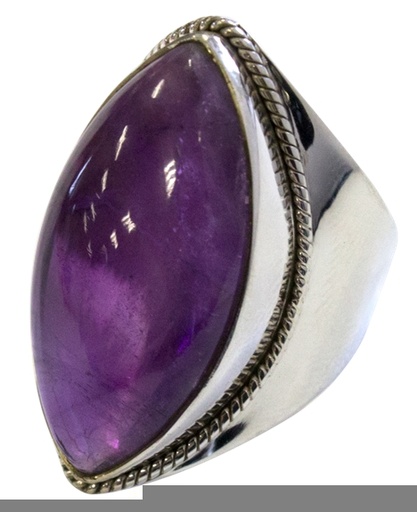 [3660341620885] Bague Améthyste Argent 925 Méthystos T53