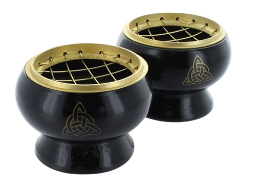 [3660341630143] Brûle-encens coloris noir modèle Celtic