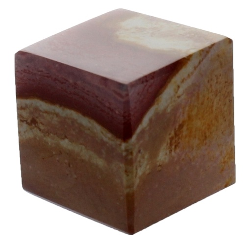 [3660341631706] Cube Jaspe Polychrome - 3,5 cm