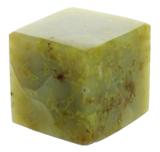 [3660341631720] Cube Opale Verte - 3,5 cm