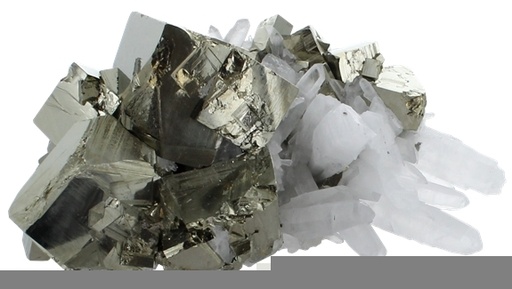 [3660341644485] Amas Pyrite et Cristaux - 1,5 à 1,7 kg