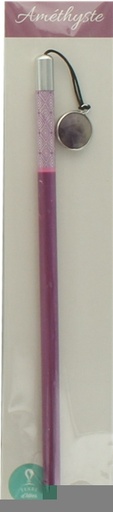 [3660341644942] Crayon Connecteur Pierre Naturelle Améthyste