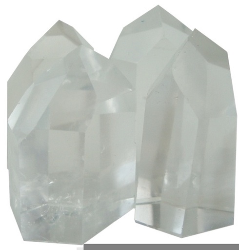 [3660341650097] Pointes polies Cristal de Roche -Qualité Extra - Sachet 500 Gr
