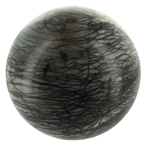 [3660341658161] Sphère Jaspe Araignée (Net Jasper) - Pièce de  8 à 9 cm