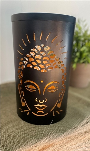 [3660341676110] Photophore Rond Bouddha - 15 x 25 cm