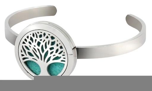 [3660341682111] Diffuseur Bracelet Arbre de vie Argenté
