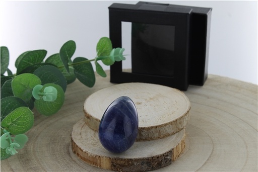 [3660341684023] Oeuf Aventurine Bleue 4,5 cm