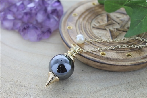 [3660341686911] Pendule Sephoroton en Hématite