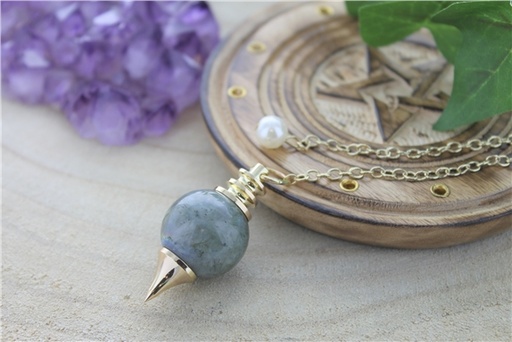 [3660341686928] Pendule Sephoroton en Labradorite
