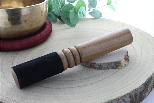 [3660341689615] Bâton pour Bol Chantant en Bois et Daim 21 cm