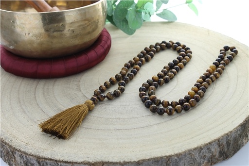 [3660341689752] Mala en Oeil de Tigre 108 perles