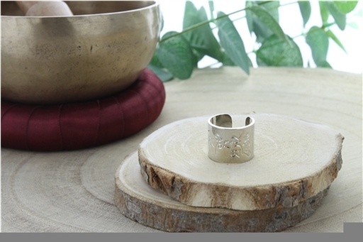 [3660341690086] Bague Mantra Om Mani Padme Hum T52-54